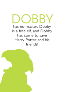 Dobby Printable Green