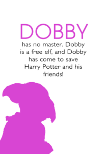 Dobby Printable Pink