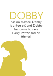 Dobby Printable Yellow