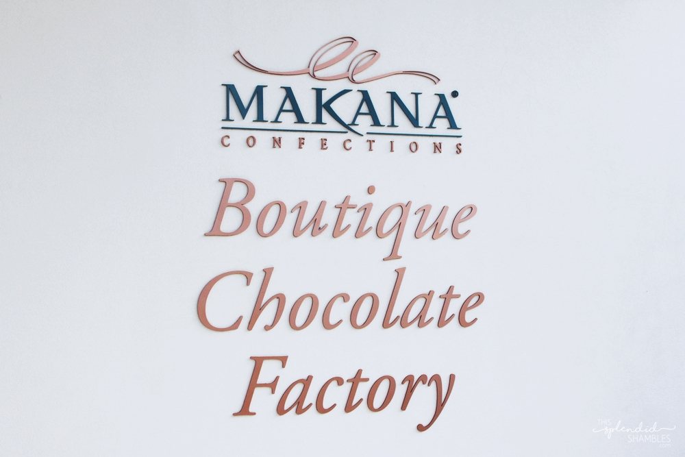 Makana Confections Kerkeri - Boutique Chocolate Factory sign.