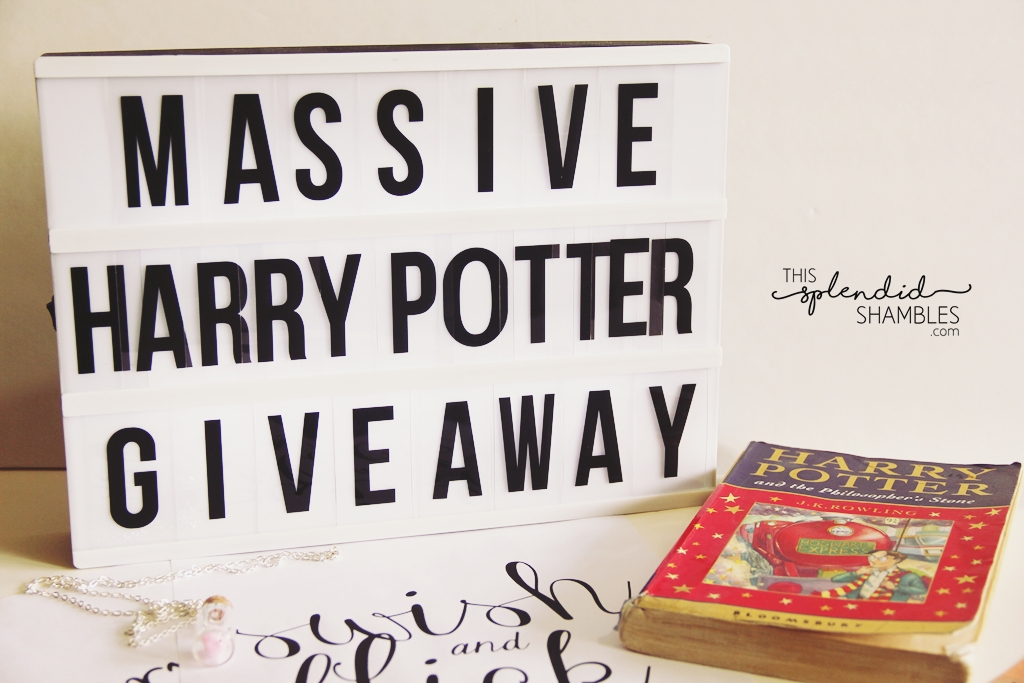 massive harry potter anniversary giveaway 2