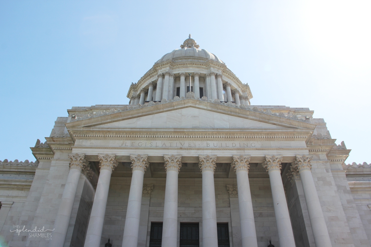 Olympia and the State Capitol in Washington on This Splendid Shambles
