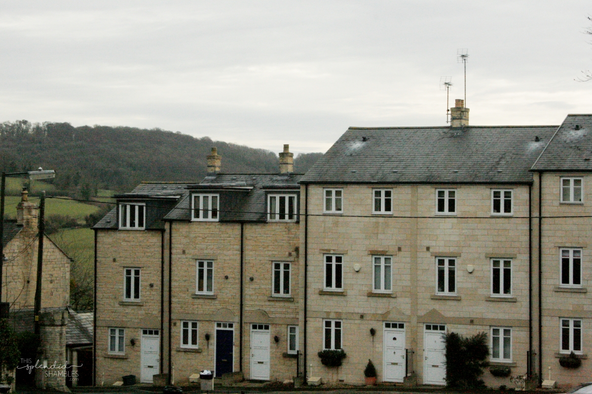 Painswick in the Cotswolds - beautiful stone buildings. 