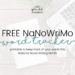 Free NaNoWriMo Word Tracker Printable on This Splendid Shambles