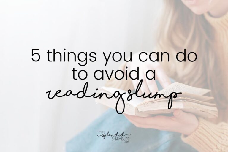 Avoid Reading 5 Tips For How To Avoid A Reading Slump