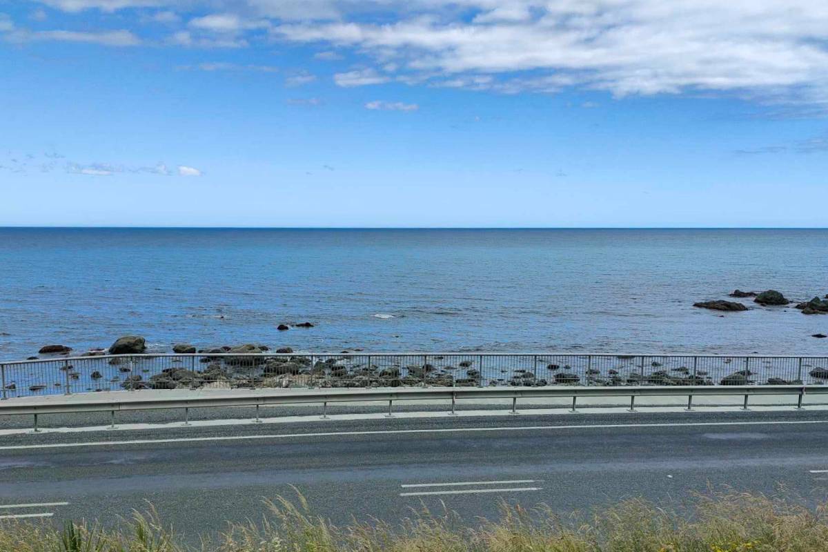 Kaikoura Coast, New Zealand by Train.