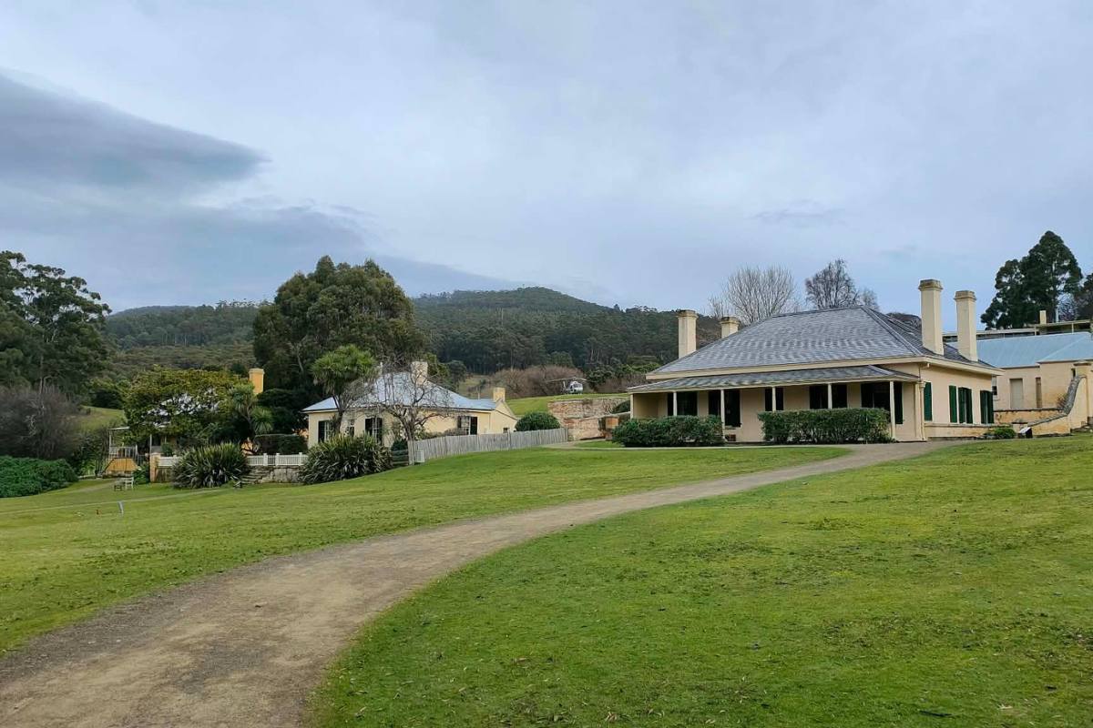 Officer's Row at Port Arthur